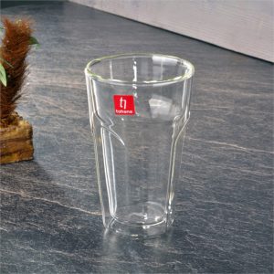 ÇIFT CIDARLI CAM BARDAK 350 ML