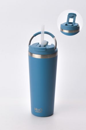 TERMOS PIPETLI KUPA * MAVI   660 ml