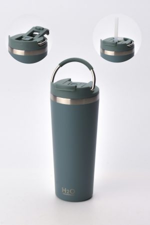 TERMOS PIPETLI KUPA * YESIL  660 ml