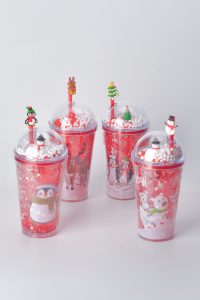 YENI YIL PIPETLI POLIKARBON BARDAK