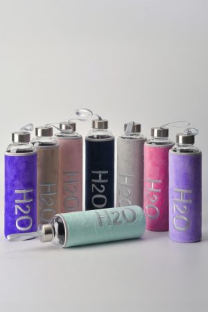 H2O PELUS KILIFLI CAM MATARA 600 ml MIX