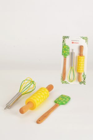 SILIKON LIMON MINI ÜÇLÜ MUTFAK SETI