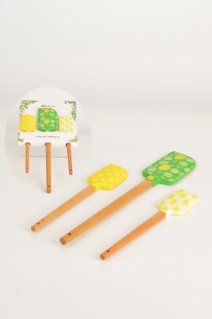 SILIKON LIMON ÜÇLÜ SPATULA SETI