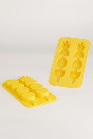 SILIKON ANANAS FIGÜRLÜ PIPETLI BUZ KALIBI