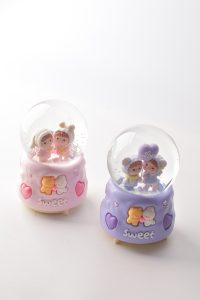 CAM SULU KÜRE * MEGA* ISIKLI&KAR PÜSKÜRTMELI