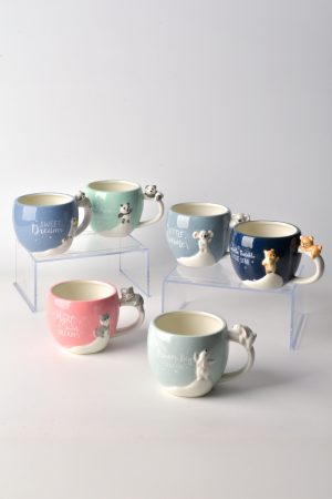 3D HAYVANLI KULPLU KUPA 460 ML