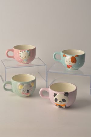 3D HAYVAN FIGÜRLÜ KUPA 400 ML