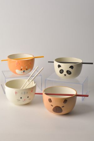 3D HAYVAN FIGÜRLÜ NOODLE KASESI 840 ML