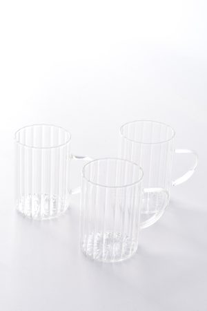 ÜÇLÜ CAM KUPA * 300 ML